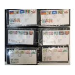 Three first day cover albums of varied subjects, a