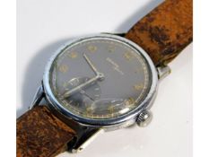 A Zenith Sporto gents watch, fault with glass, win
