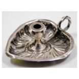 A 19thC. novelty London silver miniature chamberst
