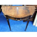 A Regency style Bowlings mahogany hall table, 30in