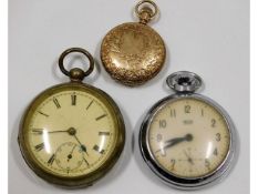 A Smiths pocket watch, twinned with a Station Mast