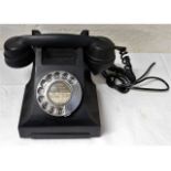 A bakelite telephone