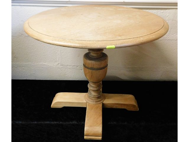 An Ercol oak occasional table, later stripped, 23.