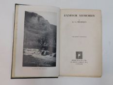 Book: Exmoor Memories - A. G. Bradley 1926