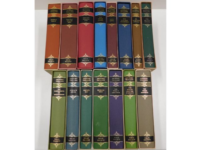 Fifteen slip cased Anthony Trollope hardback Folio