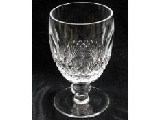 A Waterford crystal wine/ale glass 5.125in tall, n