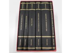 A boxed Folio Society set six novels by Mrs. Ann R