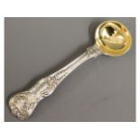 An 1873 London silver master salt spoon by John Hu