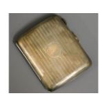 A 1921 Birmingham silver cigarette case by Neale &