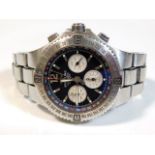 A gents stainless steel Breitling A39362 chronogra