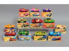 Twelve boxed Matchbox diecast vehicles