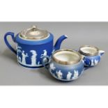 An early 20thC. Wedgwood jasperware tea set