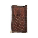 An antique Islamic prayer carpet, 63in long x 35in