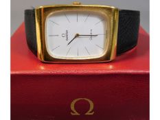 A retro styled gents Omega Geneve with box, no pap