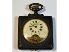 A Hebdomas Patent 8 Day pocket watch with outer ca