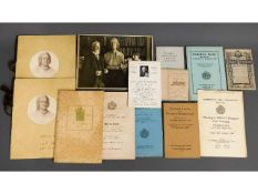 A quantity of ephemera relating to the Emanuel Swe