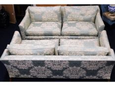 Two matching good quality, clean three seater Dure