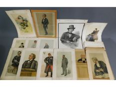 A quantity of seventeen Spy & Vanity Fair prints