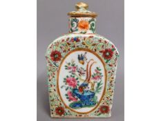 An early 19thC. Chinese famile rose porcelain tea