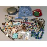 A quantity of various costume items including an e