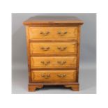 A Victorian chest of drawers with brass fittings &