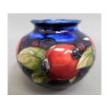 A small Moorcroft pottery fruit & berry vase, 2.75
