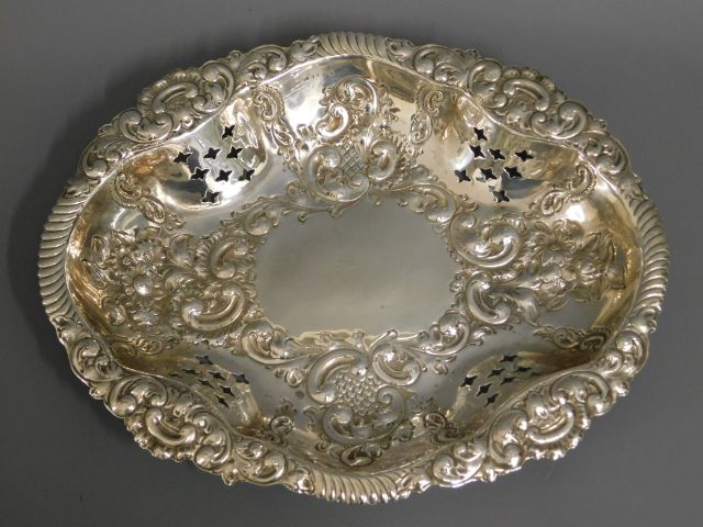A late Victorian decorative 1896 Birmingham silver