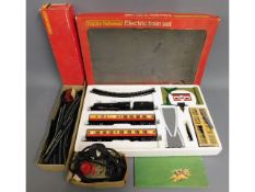 A boxed Hornby railway set & accessories