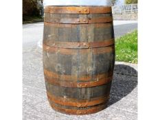 A Loch Lomond distillery coopered oak whisky barre