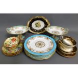 A quantity of mostly antique Hammersley porcelain