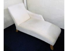 A modern chaise longue 65in long x 28in deep x 34.