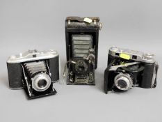 A Balda-Werke Bunda, a No.1 Kodak Eatman & an Agfa