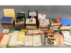 A large quantity of mostly Russian books & ephemer