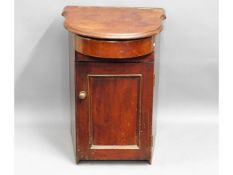 A Victorian spittoon & cupboard, 29.5in high