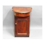 A Victorian spittoon & cupboard, 29.5in high