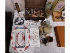 A quantity of mixed sundry china & other items