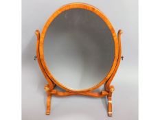 A decorative dressing table mirror, 22.5in high