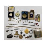 A quantity of mixed sundry items including militar