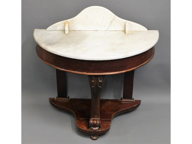 A c.1900 marble topped wash stand, Craves & Sons,