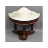 A c.1900 marble topped wash stand, Craves & Sons,