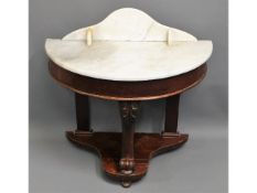 A c.1900 marble topped wash stand, Craves & Sons,