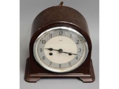 An Enfield bakelite mantle clock, 8in high