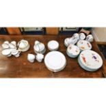 Three tea/dinner ware sets: 20 pieces of Doulton H