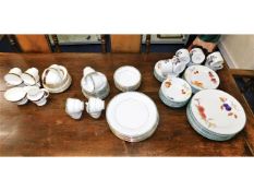 Three tea/dinner ware sets: 20 pieces of Doulton H