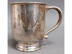 A 1938 Sheffield silver christening cup by Copper