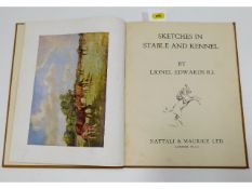 Book: Lionel Edwards R. I. - Sketches in Stable &