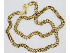 A 9ct gold necklace, 18in long, 6.6g