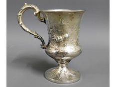 An early Victorian, 1841 London silver christening