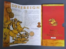 A Royal Mint QEII 2000 full gold sovereign