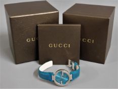 A ladies Gucci 133.3 Interlocking G fashion wrist